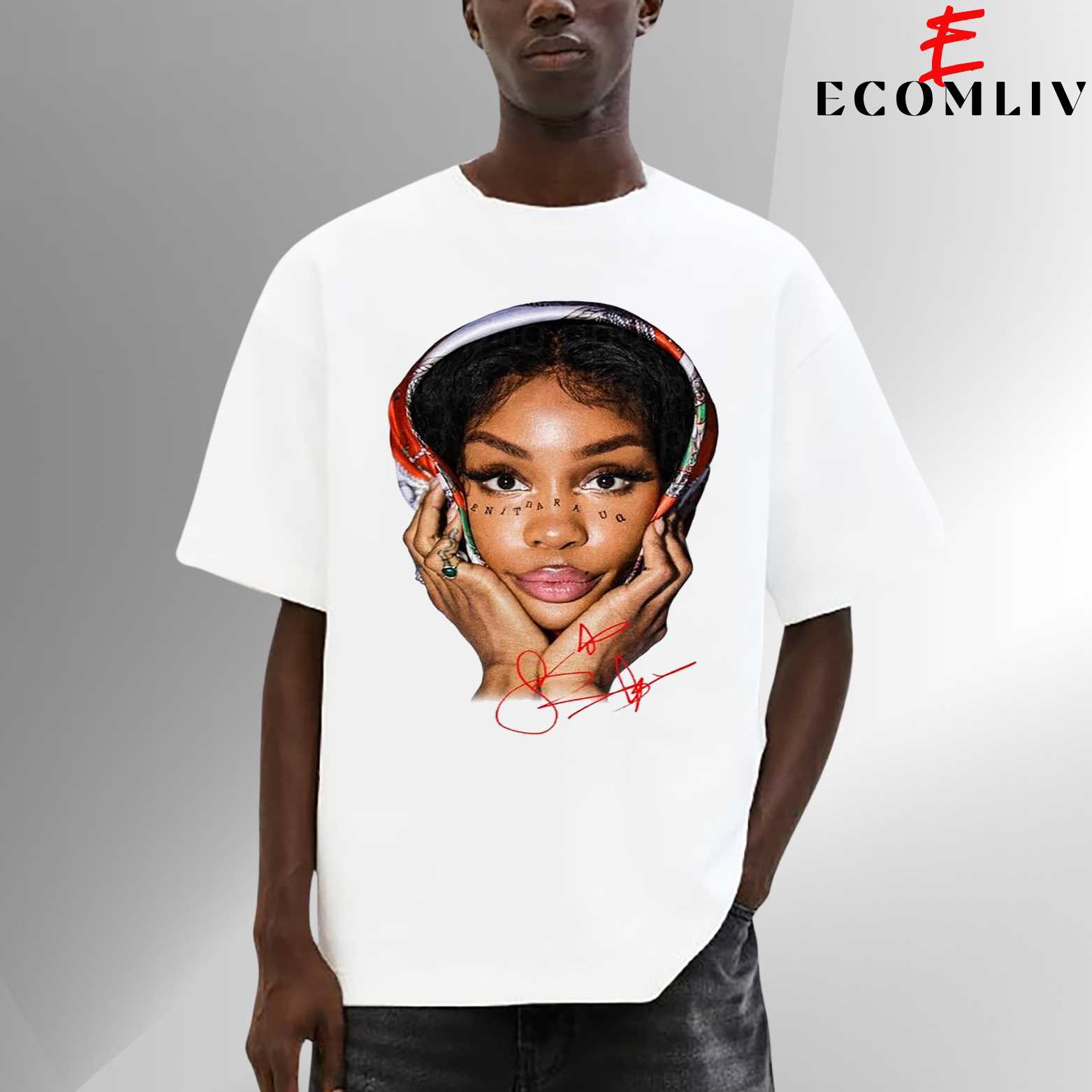 Sza Graphic Teem, R&b Soul T-Shirt, Healing Energy Streetwear